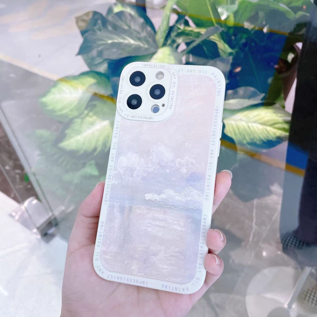 Ốp Điện Thoại TPU Hình Đám Mây Cho iPhone 14 14pro 14Plus 14prm iPhone 13 13prm iPhone 11 7Plus 8Plus Xr XS 12 Pro Max
