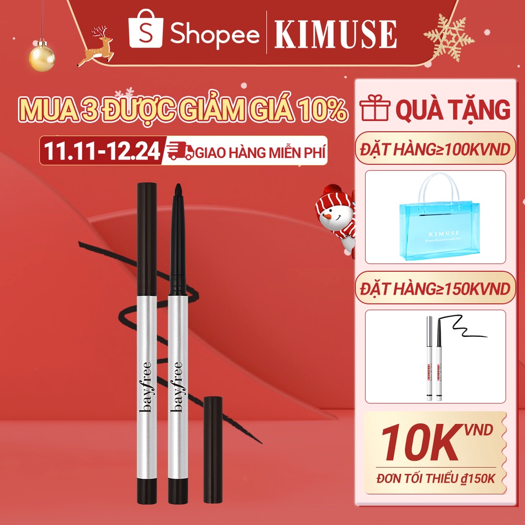 Bút Kẻ Mắt Dạng Gel Siêu Mịn Không Nhòe Chống Nước Lâu Trôi 2 Màu Sắc Tùy Chọn Hiệu Bayfree 30g