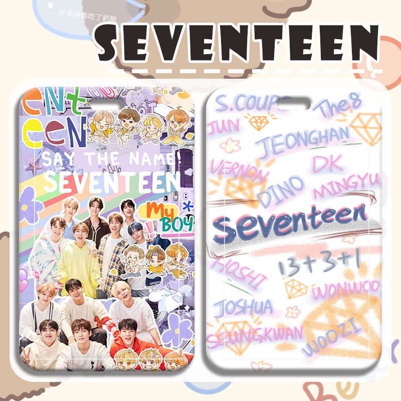 Vỏ Bọc Thẻ ID / Danh Thiếp In Hình Nhóm Nhạc K-POP SEVENTEEN