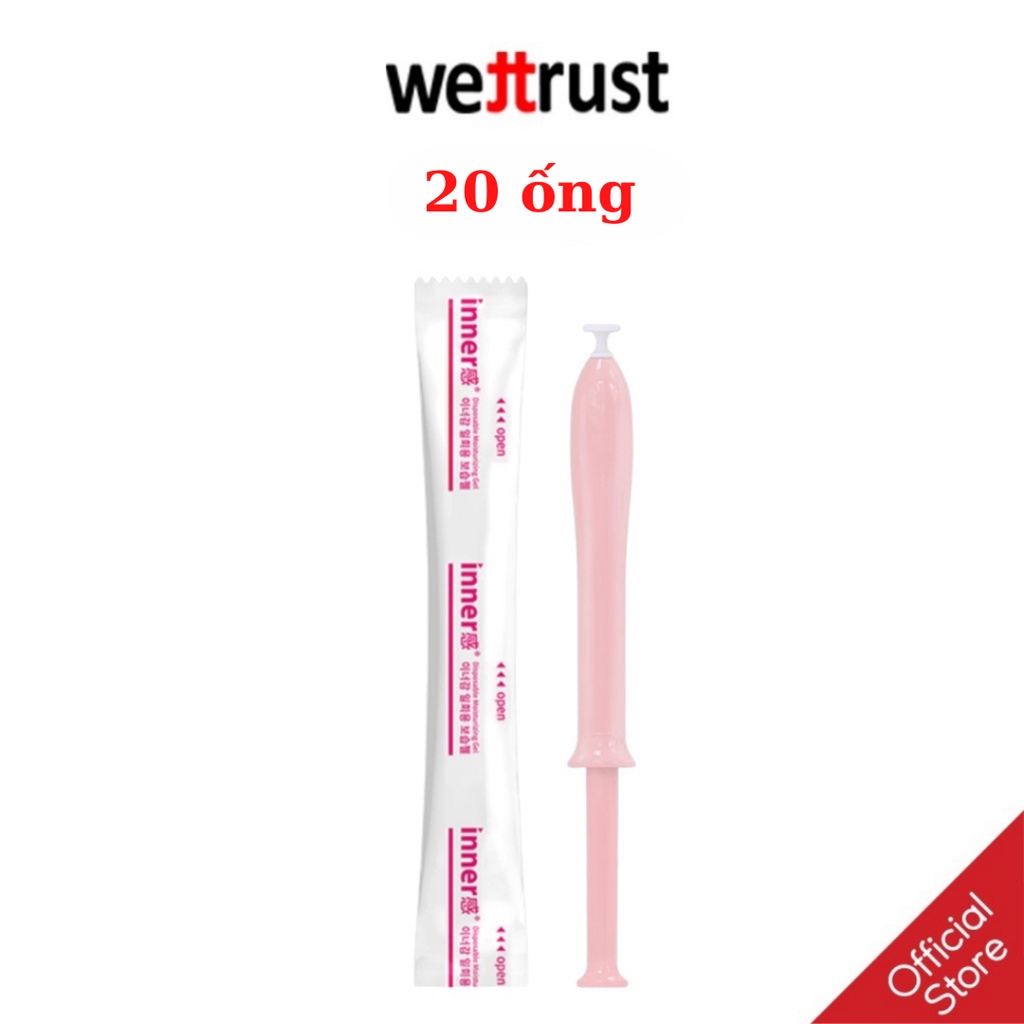 Gel Dưỡng Ẩm Vùng Kín Phụ Nữ Wettrust Inner Gel Disposable Moisturizing 20 ống tách lẻ