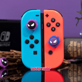 [GeekShare] Núm bọc analog Gengar (Pokémon) Dạ Quang cho Joy-Con - Nintendo Switch OLED, V1, V2, Lite