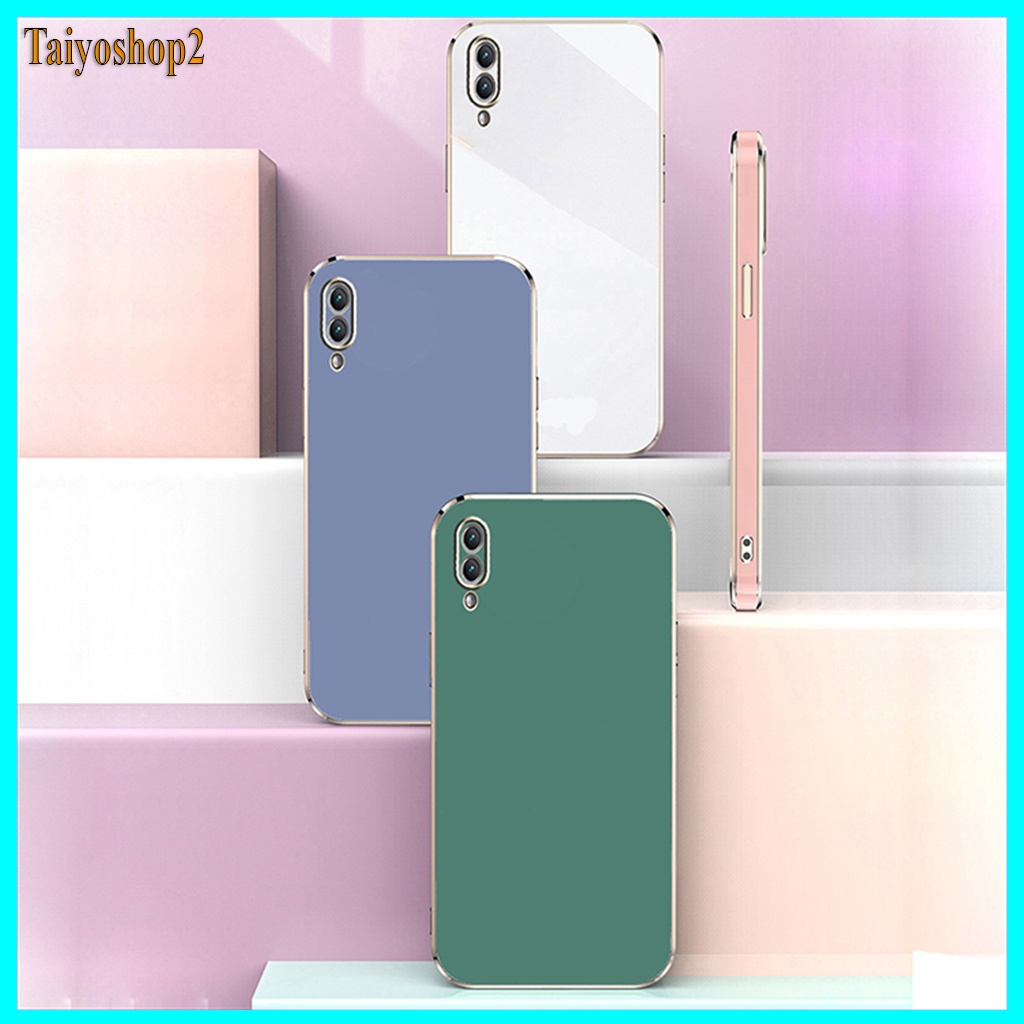 "Ốp lưng Samsung A02 Cạnh vuông" _Mạ màu viền_Vát Cạnh_Màu sắc sang trọng ,Loại Tốt ,Ôm sát máy Taiyoshop2