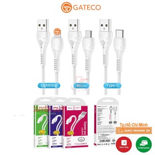 Cáp sạc nhanh Hoco-Hỗ trợ sạc nhanh-/Type C/Micro USB-X37- GATECO