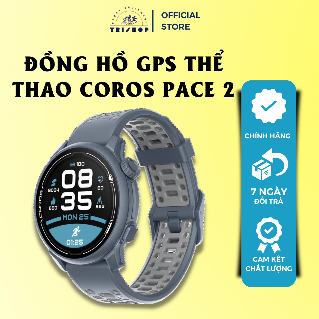 Đồng hồ GPS thể thao Coros Pace 2, đồng hồ hỗ trợ tập luyện