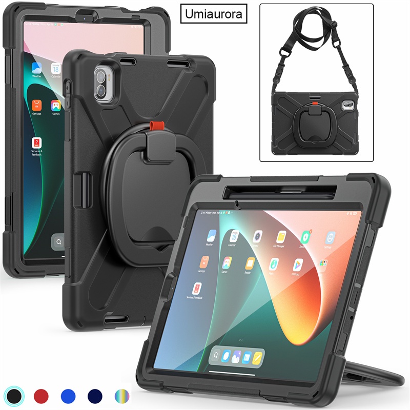 Ốp Bảo Vệ Máy Tính Bảng Chống Sốc Kèm Dây Đeo Và Giá Đỡ Cho XiaoMi Mi Pad 5 MiPad5 Pro 11 inch 2021