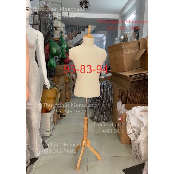 manocanh nam mặc vet size M chân gỗ giữa (hình thật)