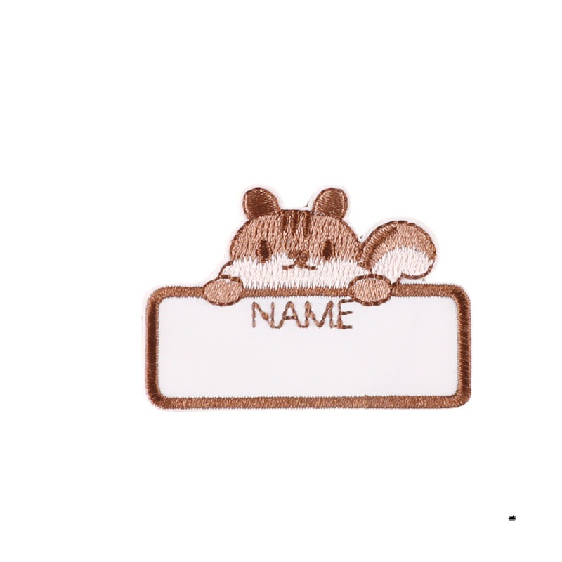 Sticker Ủi Thêu Hình Hoạt Hình Dễ Thương 4.5 * 5.5CM