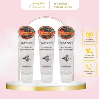 Gel tẩy da chết thảo mộc satori botanical se khít lỗ chân lông nhật bản