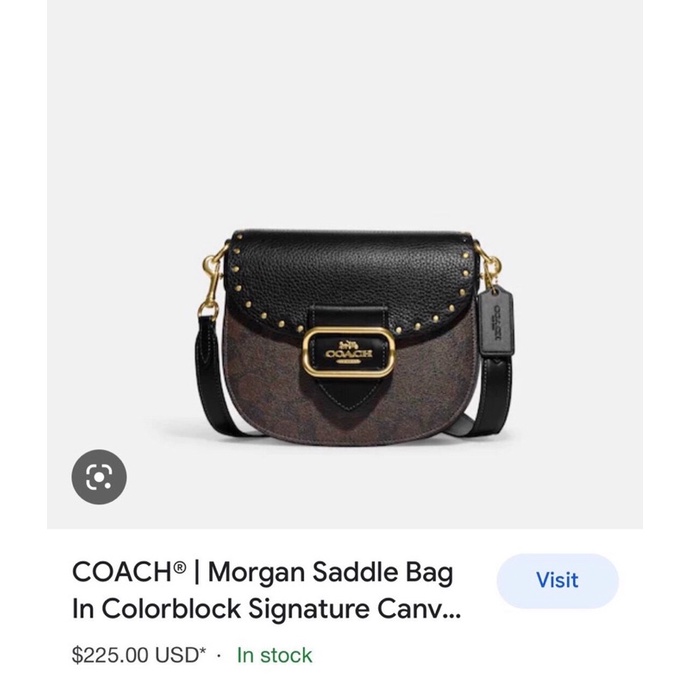 Túi Xách Coach Morgan Saddle