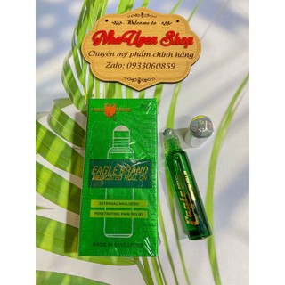Dầu gió xanh con ó eagle brand 8ml dạng lăn - chính hãng