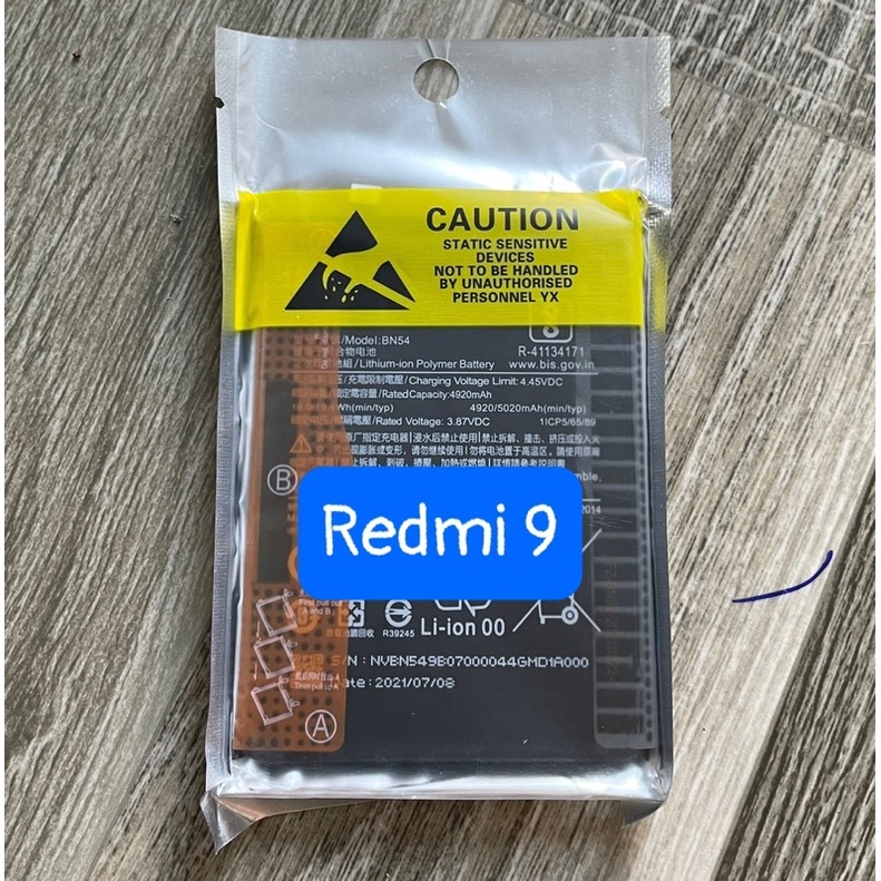 Pin Xiaomi Redmi 9 / Note 9 mã BN54