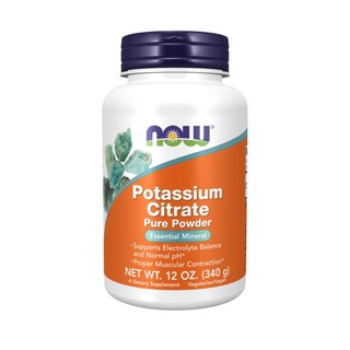 Viên uống Now Food Potassium Citrate Pure Powder 340 g 1 hộp