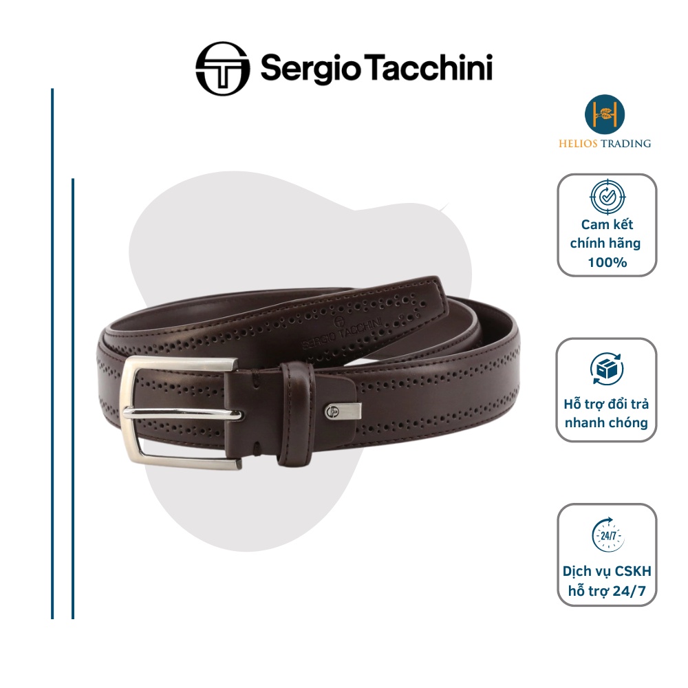 THẮT LƯNG DA NAM CAO CẤP - SERGIO TACCHINI - NHẬP KHẨU CHÍNH HÃNG TỪ Ý - C250201C325_010-TM