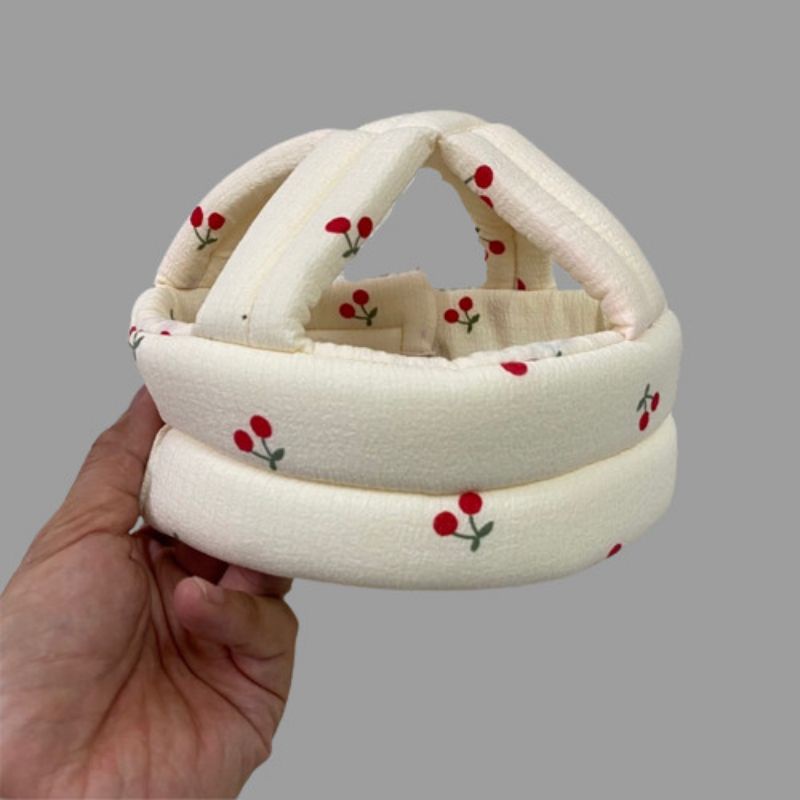 Mũ bảo vệ đầu cho bé Royal vải muslin cao cấp - Nón bảo hiểm bảo vệ đầu cho bé tập ngồi/ tập bò/ tập đi an toàn