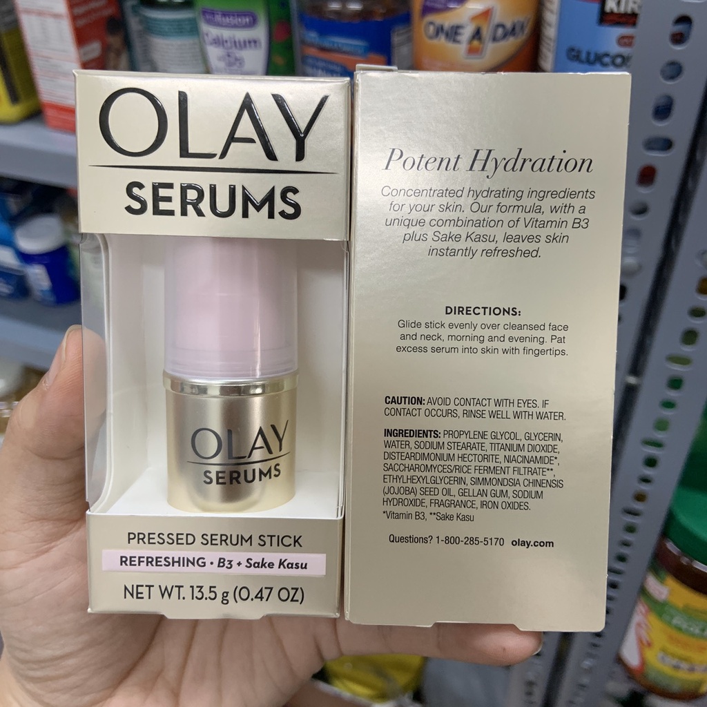 Serum dạng thỏi Olay Serum Pressed Stick Refeshing Sake Kasu - EDS