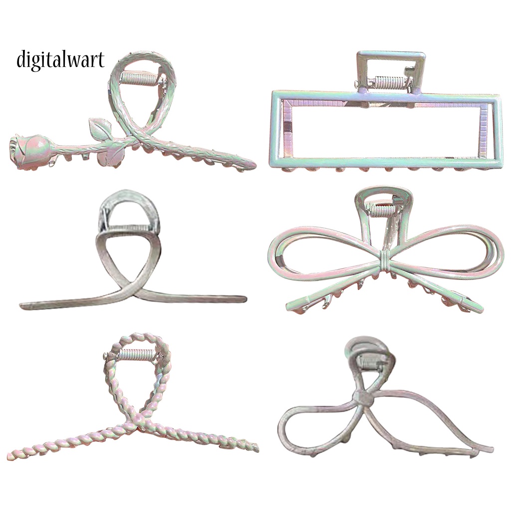 Kỹ Thuật Số| Kẹp Tóc Chống Biến Dạng Nhiều Màu Sắc Bằng Thép Không Gỉ