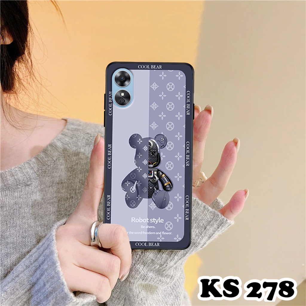 Ốp lưng Oppo A17 - A17k in hình Gấu B.Ŗİ.ÇK - Chất liệu TPU cao cấp