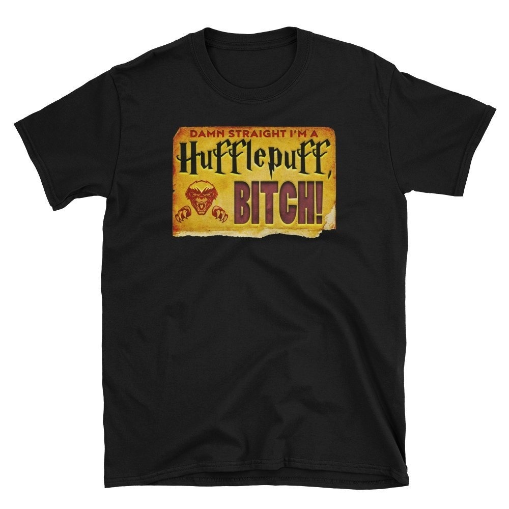 Áo Thun Cotton LSMTX2 Tay Ngắn In Chữ Fuck A Hufflepuff Thời Trang Cho Nam