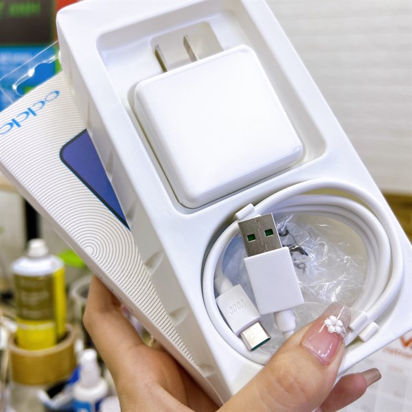 Bộ sạc nhanh Oppo Vooc R17 (Type-C) zin, hàng như hình