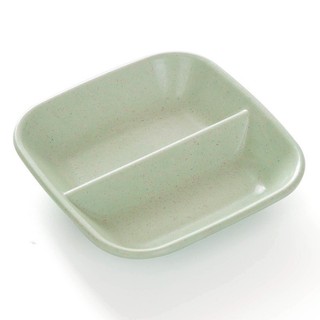 Đĩa đựng gia vị 2 ngăn bằng lúa mạch