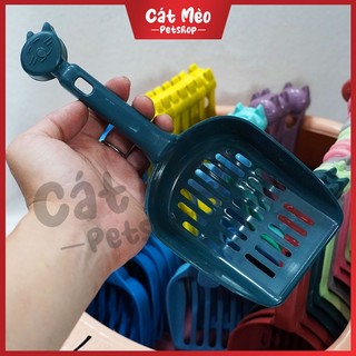 Xẻng dọn vệ sinh cho mèo - xẻng nhựa đào vàng