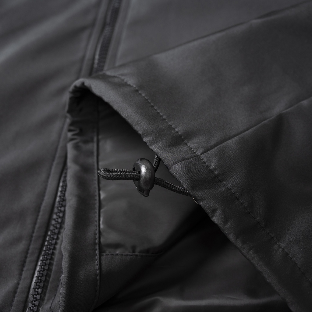 Áo khoác Jacket HIDER Tay Xám Unisex Nam Nữ Chất Dù 2 Lớp