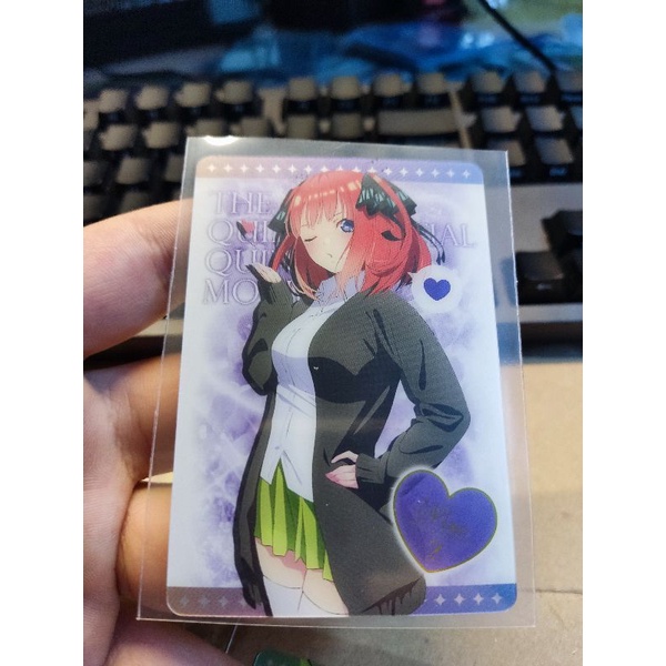 Thẻ Carddass chính hãng Bandai Nhà có 5 nàng dâu Gotoubun no Hanayome The Quintessential Quintuplets