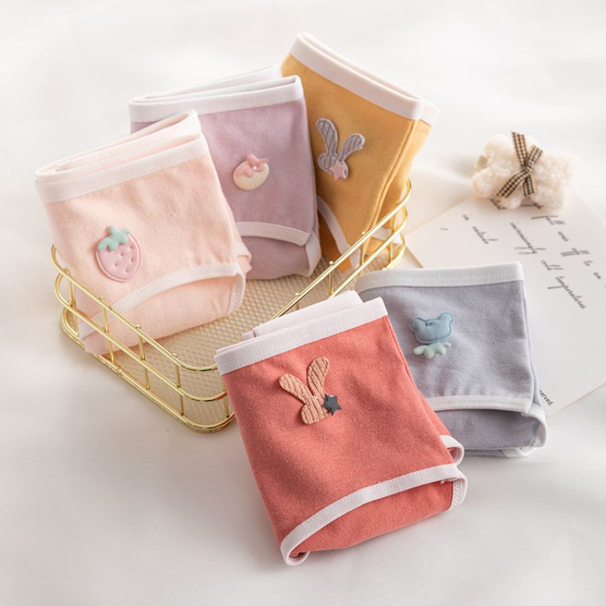 Quần lót nữ cotton - Quần chip nữ cute thoáng mát xinh xắn Nhật Bản Kingshop L765