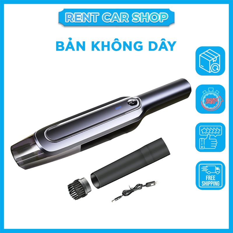 Máy hút bụi mini cầm tay không dây, có dây. Máy hút bụi đa năng sử dụng hút bụi ô tô, xe hơi, bàn phím, sofa