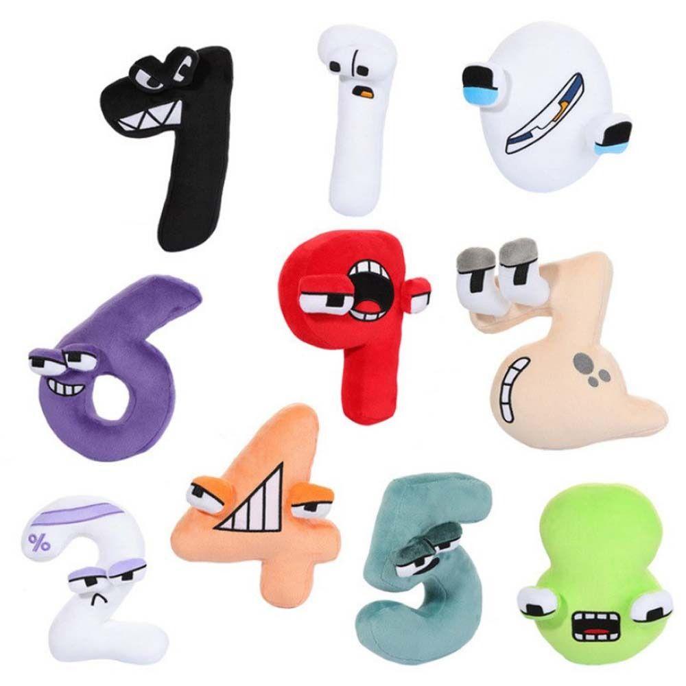 Đồ chơi nhồi bông Mềm Mại Hình Chữ Số 0-9 Trang Trí Nhà Cửa