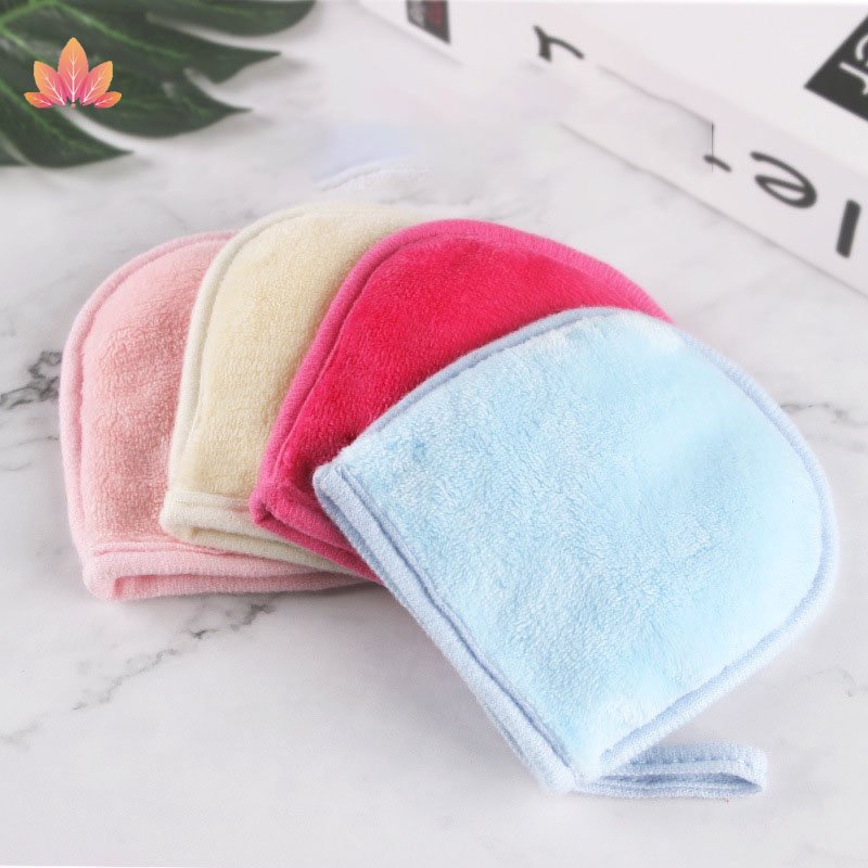 Găng Tay Rửa Mặt Khô Và Nhạy Cảm HYOY JP5 Bằng Sợi Microfiber Có Thể Tái Sử Dụng