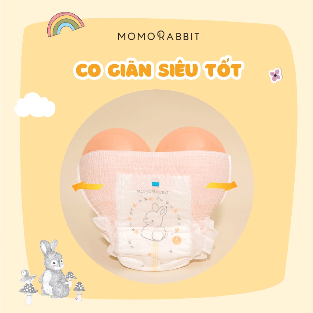 Bỉm mông to Comfort Fit Momo Rabbit Hàn Quốc - size L - 9-14kg - 28 miếng