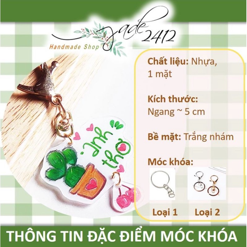 Móc khoá Tên Handmade mừng ngày nhà giáo 20/11