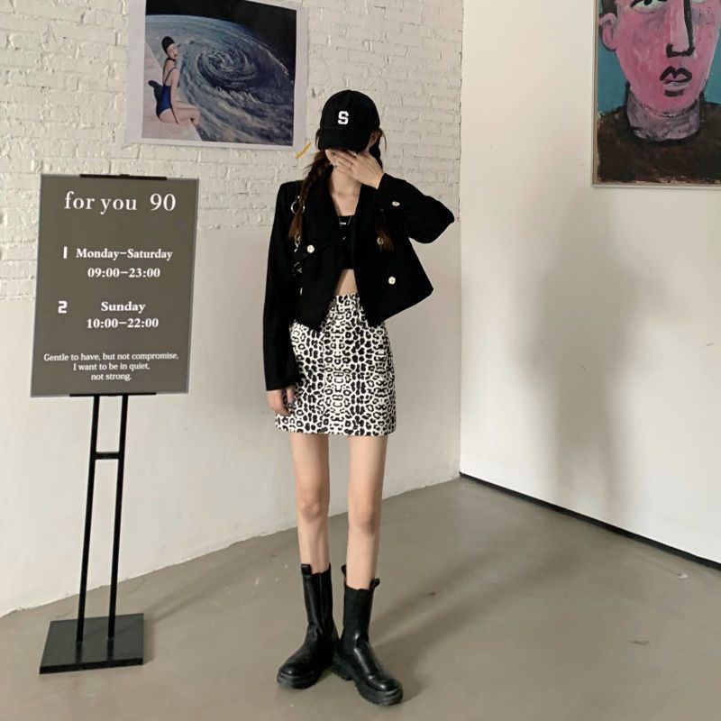 IELGY IELGY Áo Khoác Tay Dài Dáng Rộng Phong Cách Hàn Quốc Dành Cho Nữ