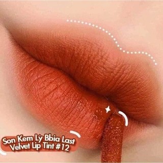 [Siêu hot ]Son Kem Lì Bibia 12 màu Cam Cháy
