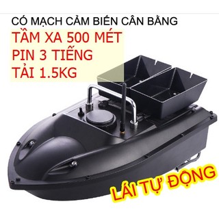 Tàu thả thính điều khiển từ xa, thuyền thả thính xa bờ, cano thả mồi câu cá 2 ben [GIÁ SẬP SÀN]