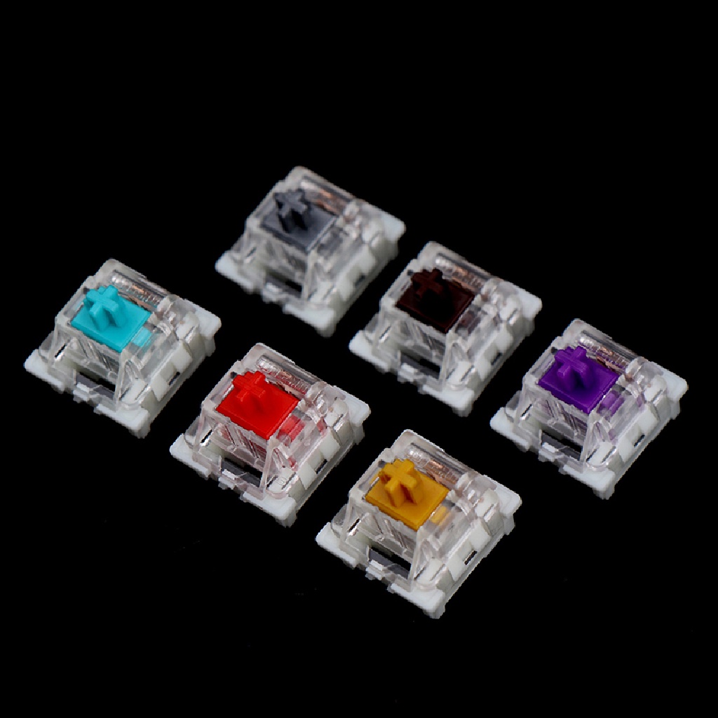 Set 10 Nút Bàn Phím Cơ 3Pin outemu mx Màu Đen / Xanh Dương / Nâu Chuyên Dụng