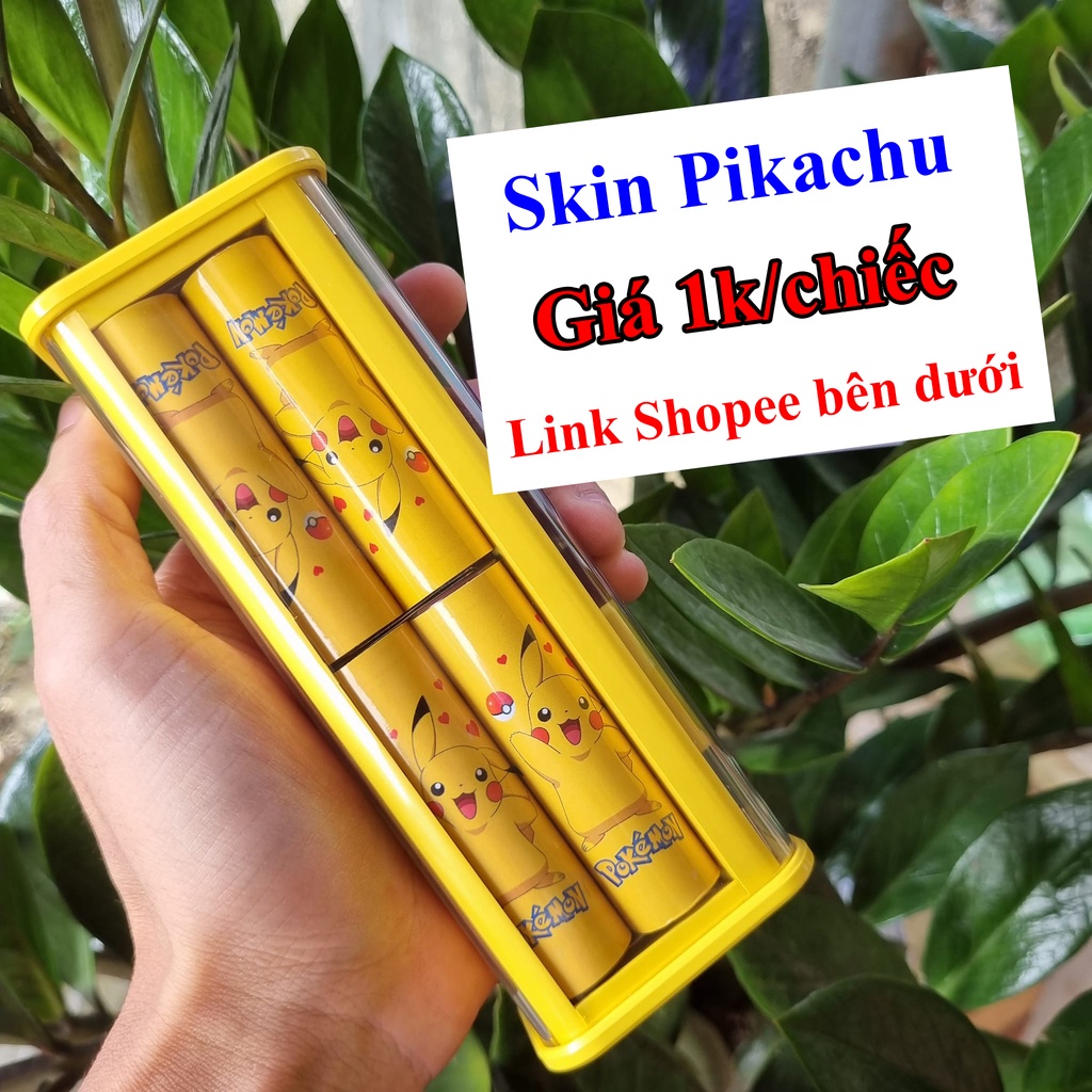 Miếng Dán Bảo Vệ Pin 18650 - Skin Pin 18650 - Vỏ Bọc Pin 18650