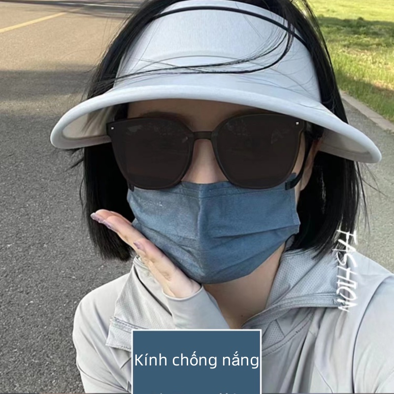 Kính râm Nữ thời trang Dạng Gập ,Kính Mát gọng tròn Chống Tia UV400 gấp gọn tiện lợi