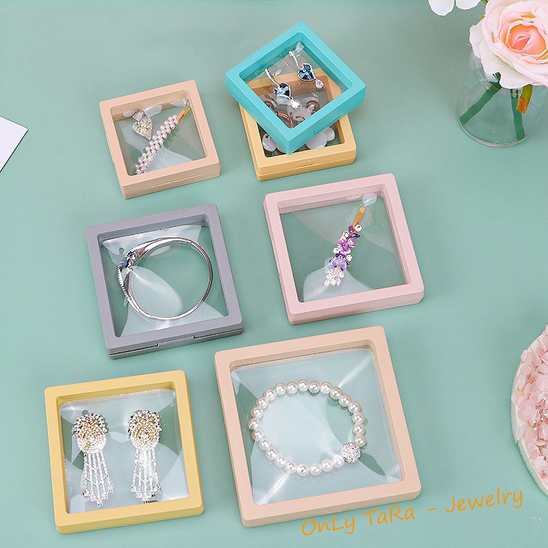 Hộp đựng trang sức màng PE trong suốt chống oxy hóa hình vuông dùng làm quà tặng ONLYTARA7911
