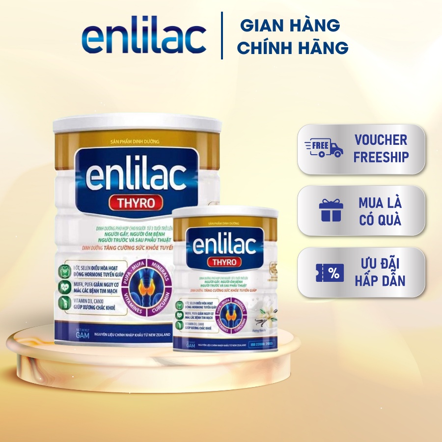 Sữa bột Enlilac Thyro cho người suy giáp 900g