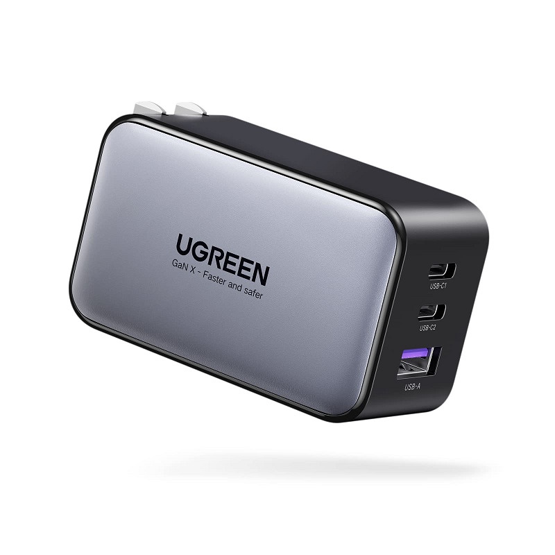 Củ sạc nhanh Ugreen 65W GaN 2 Type-C 1 USB-A CD244
