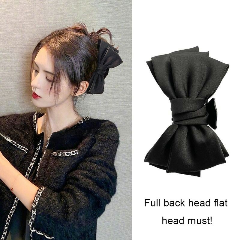 Kẹp Tóc Hình Nơ Hai Mặt Cỡ Lớn Thời Trang Mùa Thu Cho Nữ