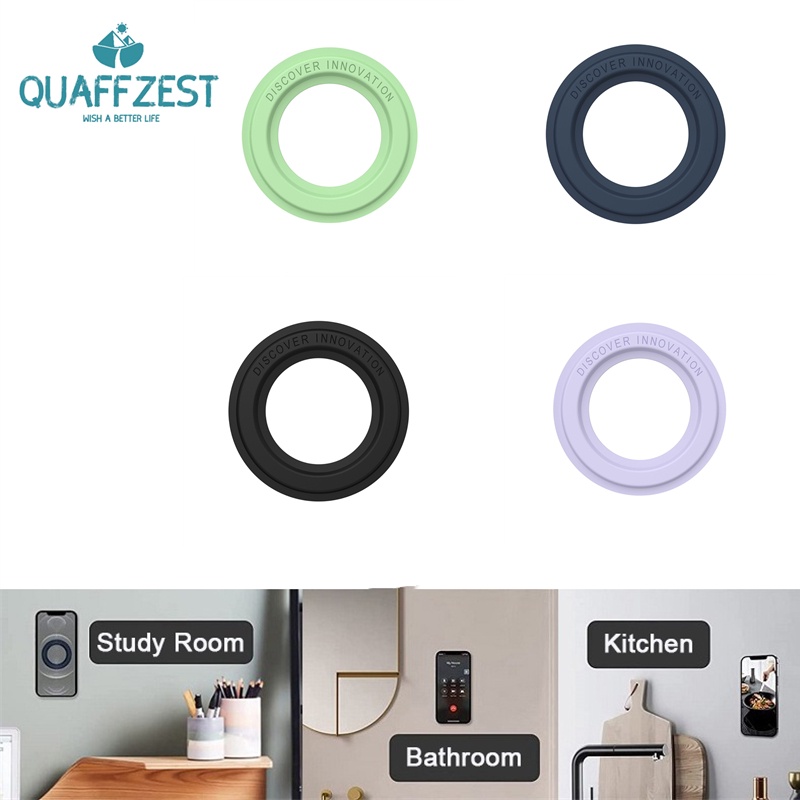 Giá Đỡ Điện Thoại Dạng Nhẫn Có Nam Châm Hít Gắn Tường Tiện Lợi