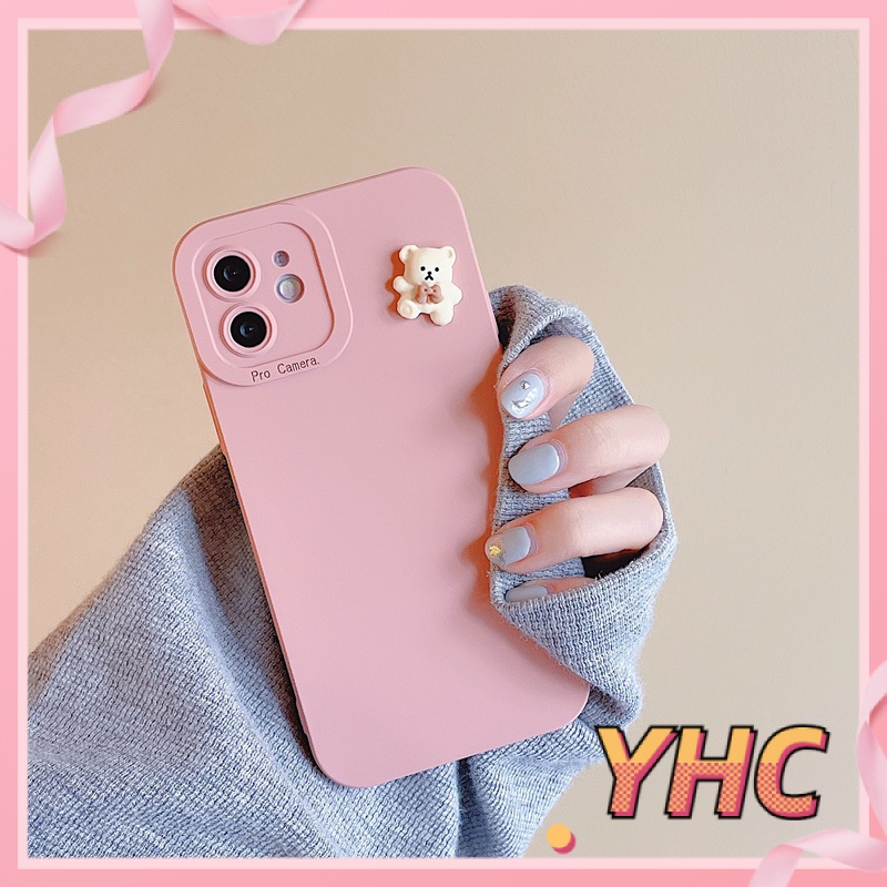 ốp iphone TPU Hình Gấu 3d tương thích iPhone 6s 6splus 7 7plus 8 8plus X XS XSMAX 11 12 Pro Max Plus Promax-042