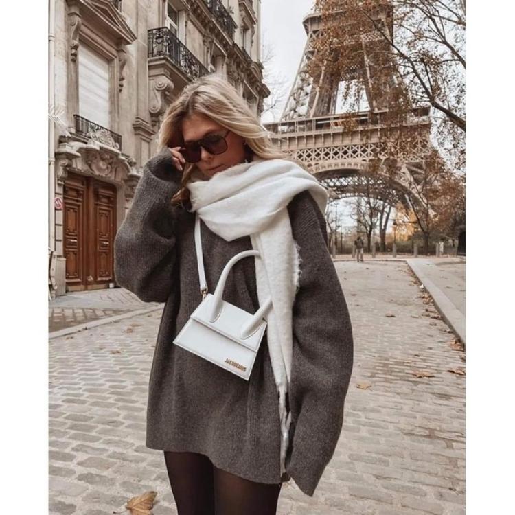 Túi Xách Nữ Cầm Tay Chữ Nổi JacQueMus Quai Xoắn - T094/ T109 Túi Xách Nữ Mini