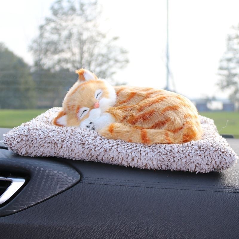 ĐÔI Thú bông Mẹ Con Nằm Ngủ Trèo GIỐNG THẬT 99% lõi than hoạt tính lọc không khí khử mùi trang trí xe hơi ô tô