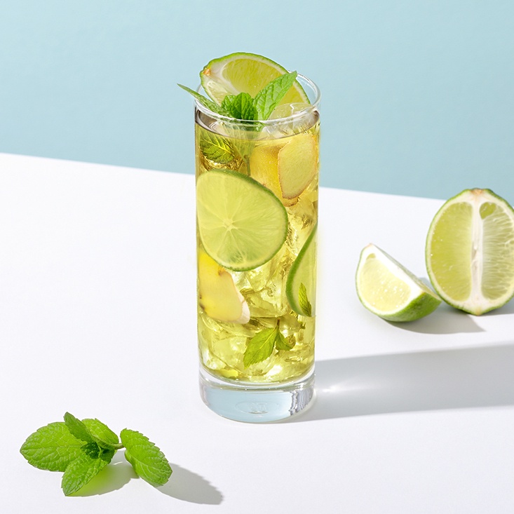 [DATE 3/2024]Trà xanh Tess Ginger Mojito Vị Bạc Hà Và Chanh 20 gói/hộp