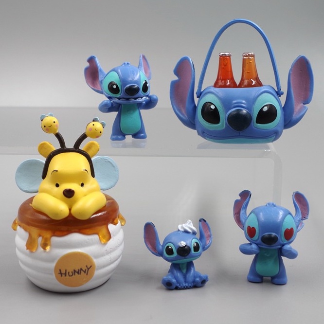 Mô Hình Giỏ Mật Ong Và Gấu Pooh DIY Trang Trí Tiểu Cảnh