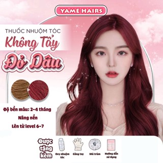  Thuốc Nhuộm Tóc ĐỎ DÂU ĐỎ TRẦM NÂU HỒNG ĐÀO PHÚC BỒN TỬ Không Tẩy | Yamehairs Yamehair 